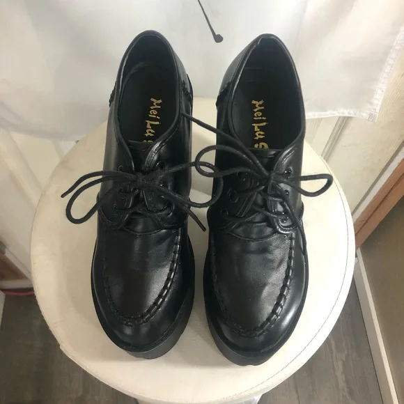 Platform Oxford Heels - Picture 4 of 7